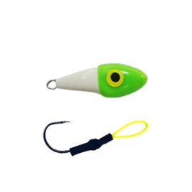 Micro Jig Torpedo Branco Verde