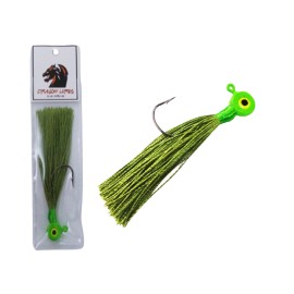 Jig Peninha Verde Musgo