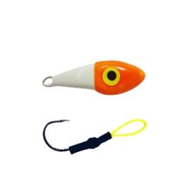 Micro Jig Torpedo Branco Laranja