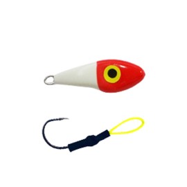 Micro Jig Torpedo Branco Vermelho